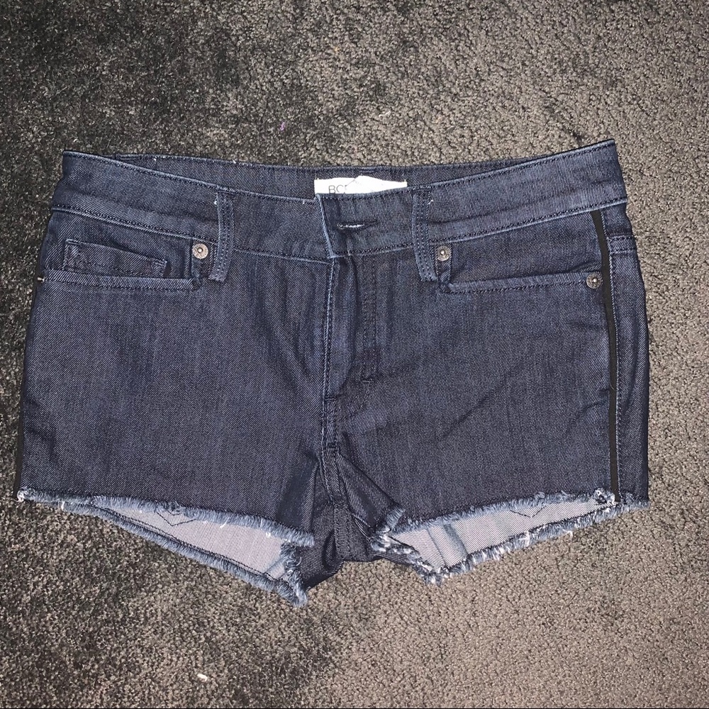 BCBGeneration Faded Blue Denim Shorts